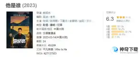 他是谁豆瓣评分