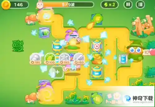 《保卫萝卜4》绿野奇缘第22关怎么过