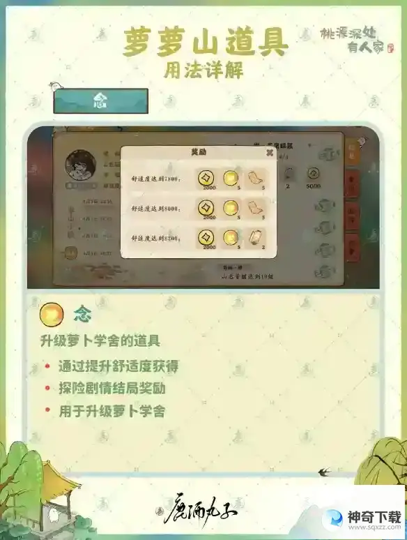 《桃源深处有人家》道具详解