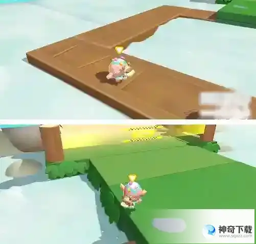 蛋仔派对峡谷摆荡怎么过