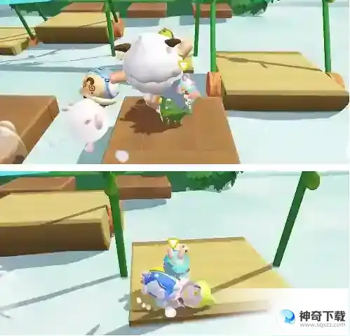 蛋仔派对峡谷摆荡怎么过
