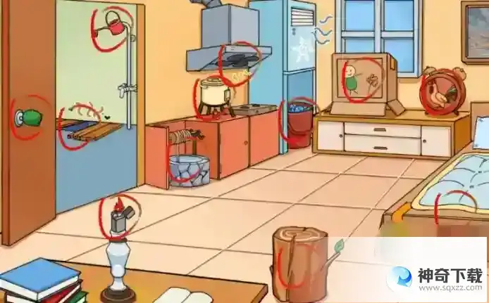 疯狂梗传房屋找废怎么通关