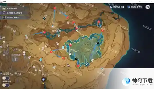 原神3.6新地图草神瞳最快收集路线怎么走