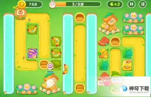 《保卫萝卜4》绿野奇缘第59关怎么过