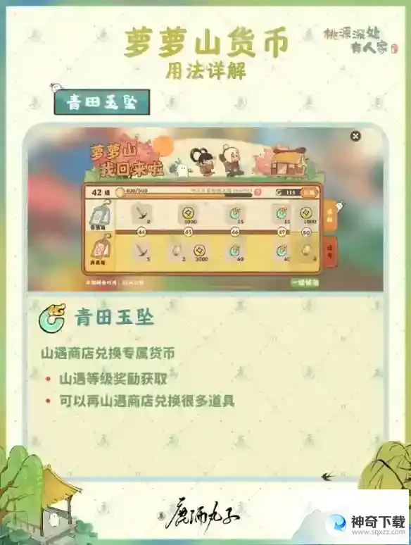 《桃源深处有人家》货币详解介绍