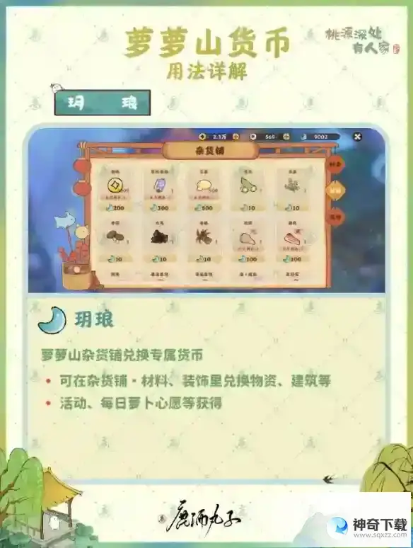 《桃源深处有人家》货币详解介绍