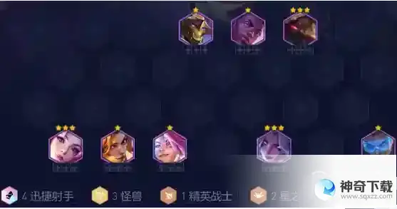 《云顶之弈》s8.5怪兽迅捷射手阵容怎么搭配