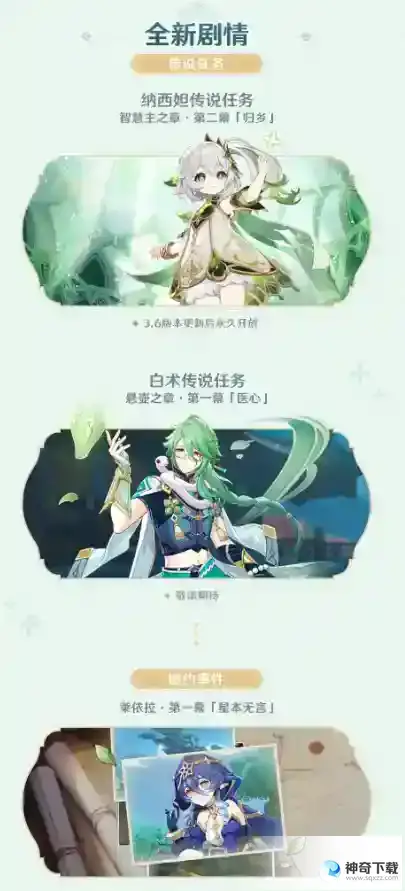 原神3.6版本更新了什么