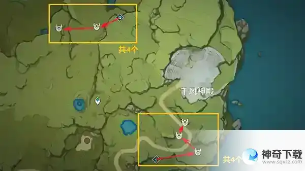 原神射手丘丘人位置在哪里