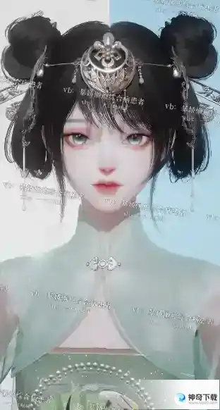 《以闪亮之名》清荷捏脸数据