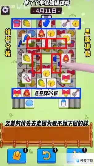 羊了个羊4月11日过关技巧