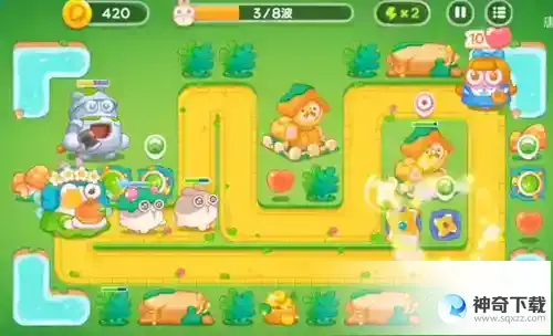保卫萝卜4绿野奇缘第25关通关