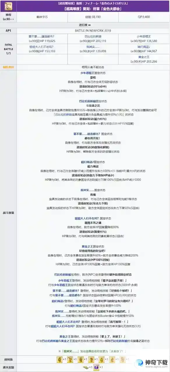 《FGO》金色大都会高难打法