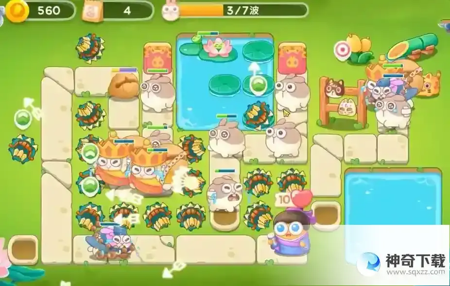 保卫萝卜4夏日垂钓第6关通关
