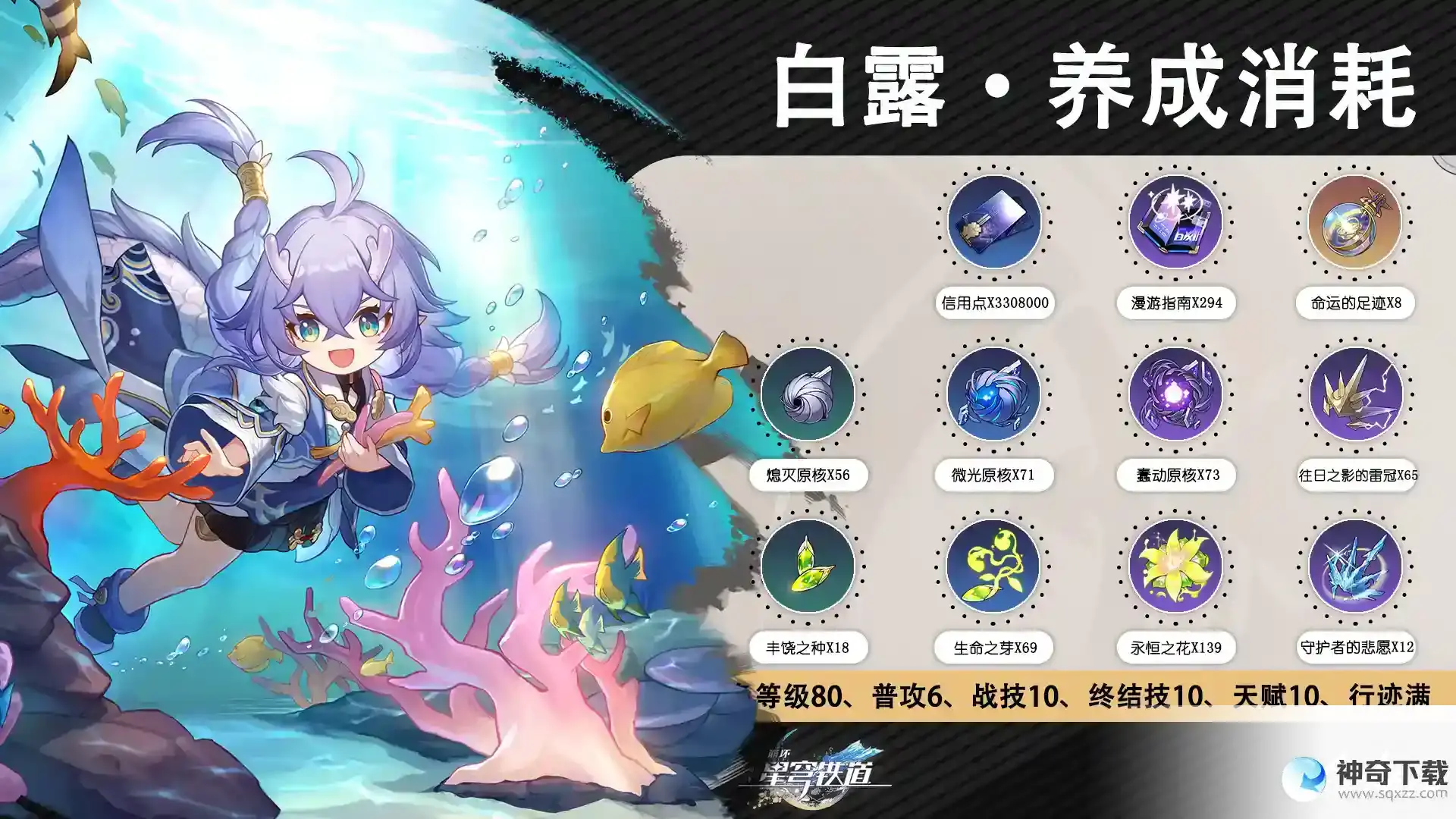 崩坏星穹铁道白露晋阶行迹养成材料一览