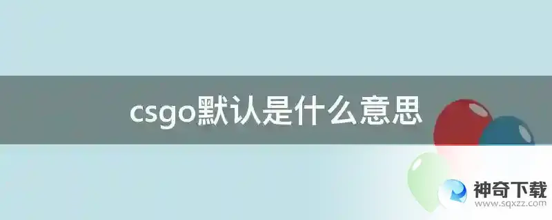 csgo默认是什么意思
