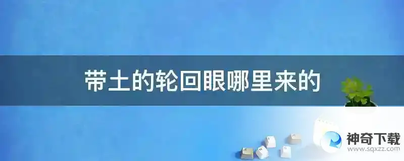 带土的轮回眼哪里来的