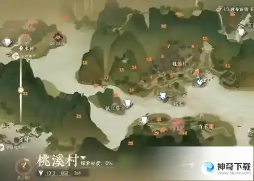 逆水寒桃溪风筝分布坐标位置大全