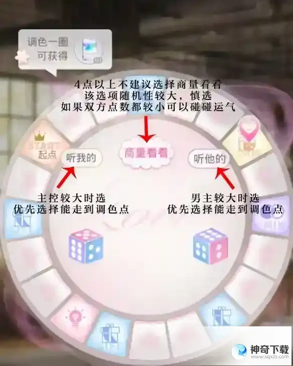 光与夜之恋秾彩绘意掷骰子选择推荐