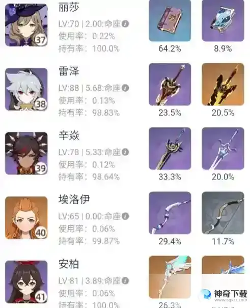 原神从雷泽怎么搭配