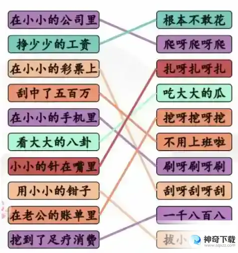汉字找茬王连线挖呀挖攻略 连线各版本挖呀挖答案
