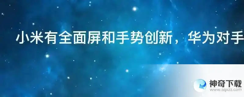 小米有全面屏和手势创新，华为对手机有什么创新？