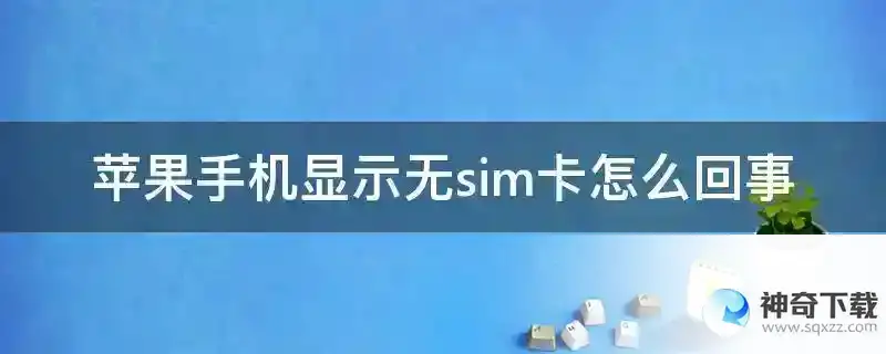 苹果手机显示无sim卡怎么回事