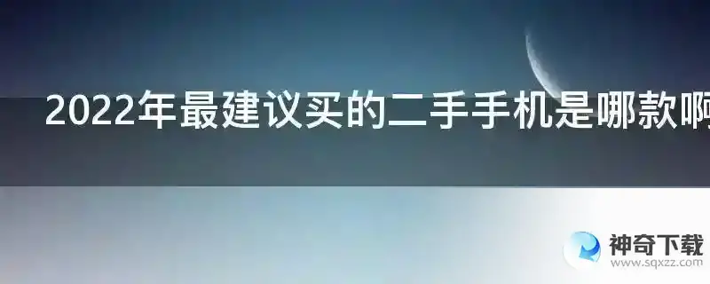 2022年最建议买的二手手机是哪款啊？懂行的帮忙分析下