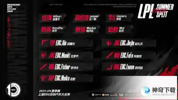 2023年LPL夏季赛EDG大名单 EDG2023夏季赛最新阵容介绍