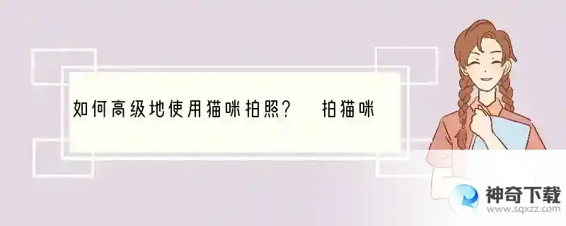 如何高级地使用猫咪拍照？ 拍猫咪什么手机好看点