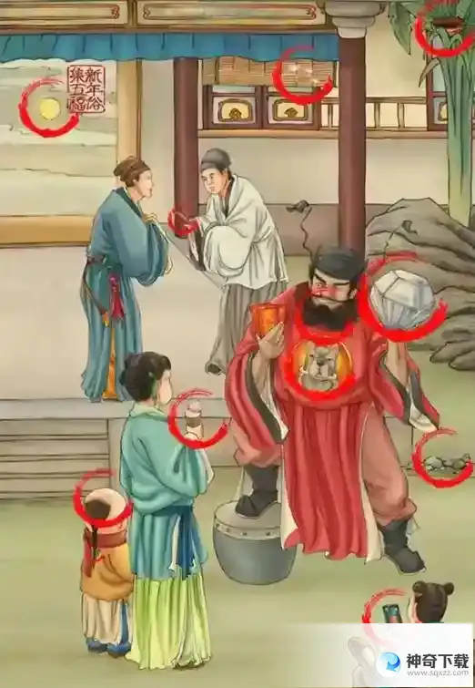 文字脑洞钟馗送宝 找出12个动物攻略图文