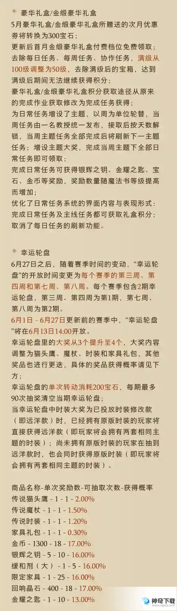 哈利波特魔法觉醒6月1日更新公告 远洋与共版本第二批开发内容公布
