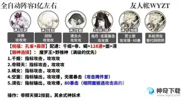 阴阳师万欲之庭阵容推荐 祈舞唤神BOSS战万欲之庭阵容攻略