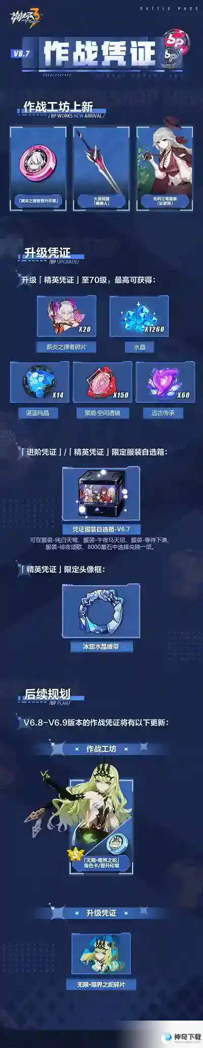 崩坏36.7作战凭证有哪些奖励 6.7版本作战凭证兑换一览