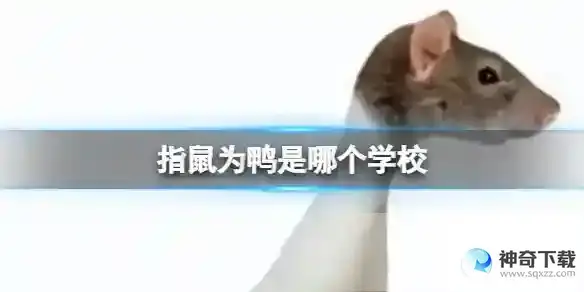 指鼠为鸭是哪个学校 指鼠为鸭是哪所大学的