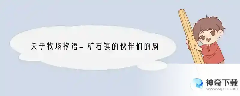 关于牧场物语-矿石镇的伙伴们的厨房问题