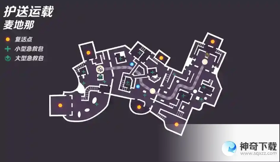 火力苏打麦地那地图攻略
