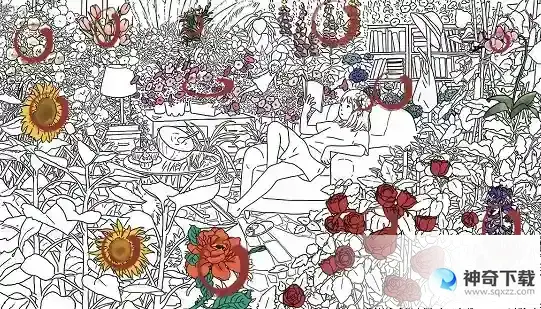 汉字找茬王花园找花怎么过