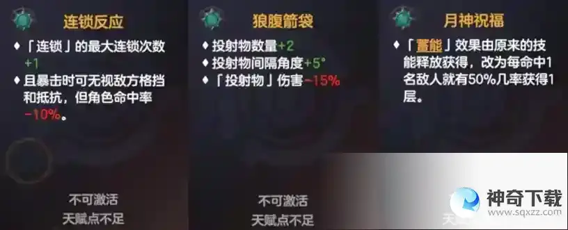 《绯梦契约》天赋系统介绍