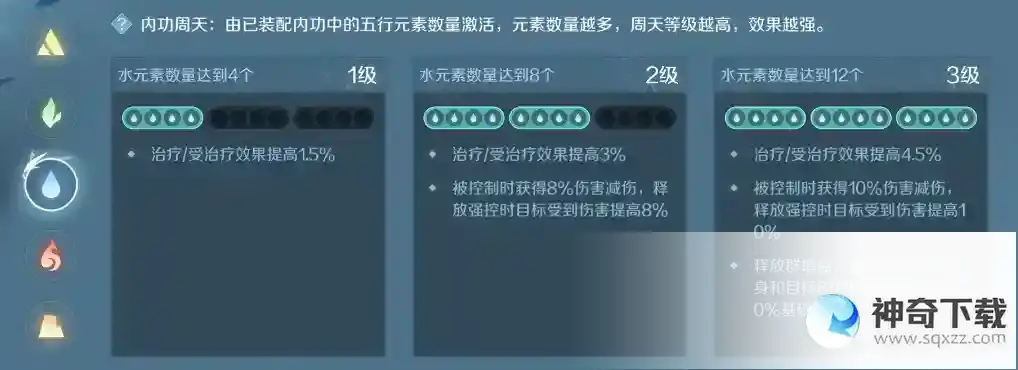 逆水寒内功搭配
