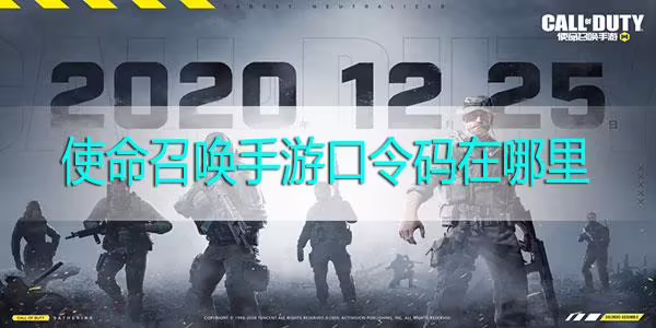 使命召唤手游兑换码在哪里输入