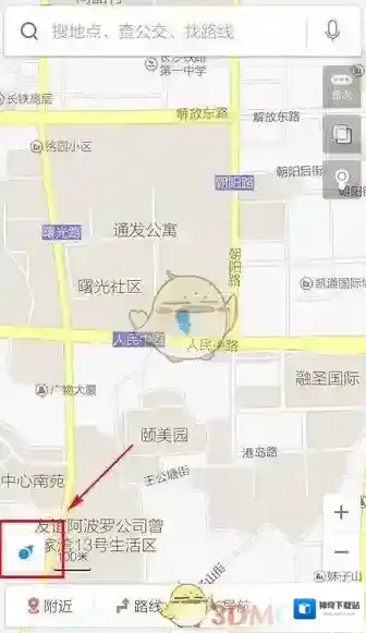 百度地图打开手机
