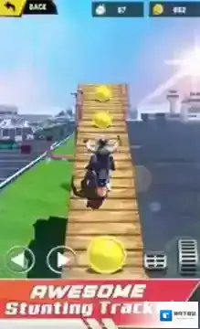 大型自行车特技比赛赛道