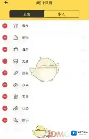 鲨鱼记账类别