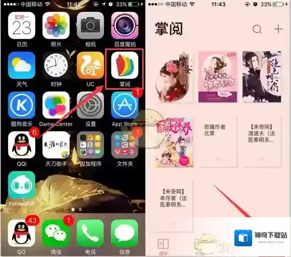 《掌阅》更换皮肤方法