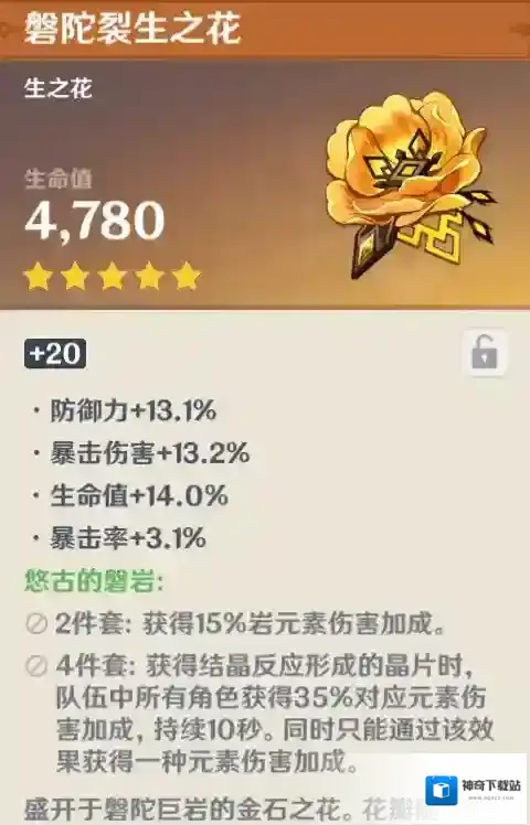 原神圣遗物的选择和搭配 圣遗物的升级