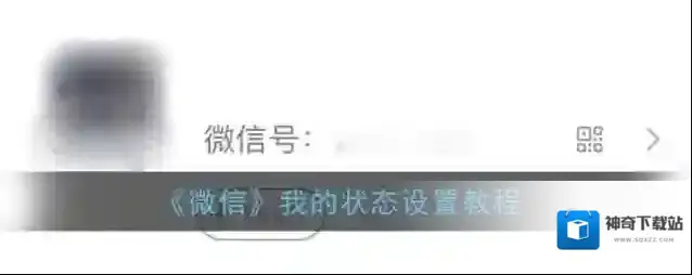 《微信》我的状态设置教程