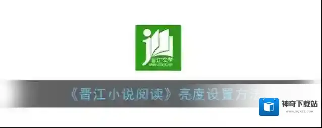 《晋江小说阅读》亮度设置方法