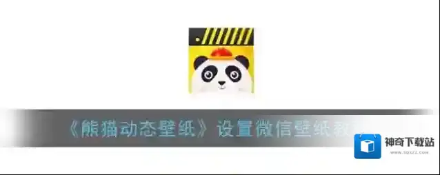 《熊猫动态壁纸》设置微信壁纸教程