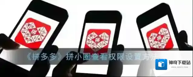 《拼多多》拼小圈查看权限设置方法